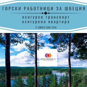ГОРСКИ РАБОТНИЦИ ЗА ШВЕЦИЯ